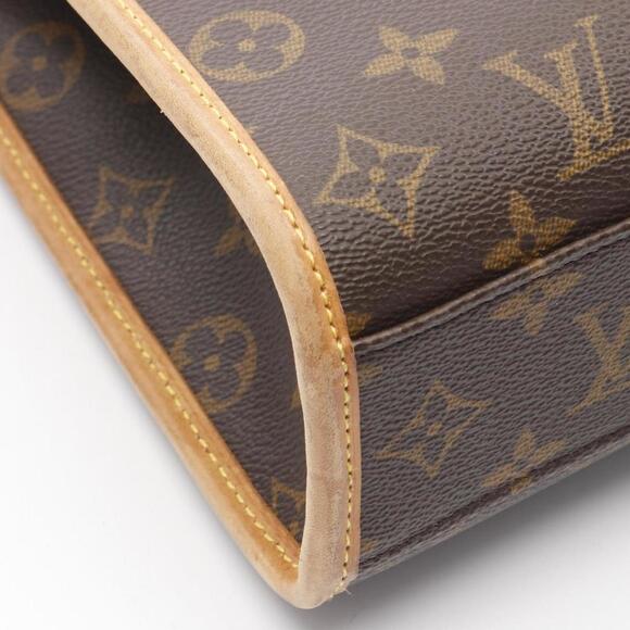 LOUIS VUITTON Brown Monogram Leather Bag - Picture 6 of 10
